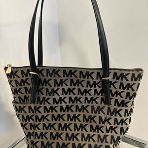Michael Kors Jet Set Monogram canvas tote